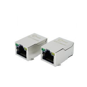 China 4 Columns 2 Rows RJ45 Modular Jack with 8 Contacts for Reliable Networking factory