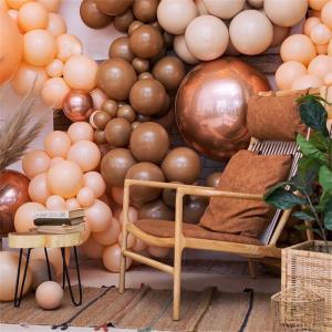 China 30pcs 5''10''12'' Balloon Arch Coffee Brown Skin Gray latex Balloons birthday Decoration wedding baby shower Supplies factory