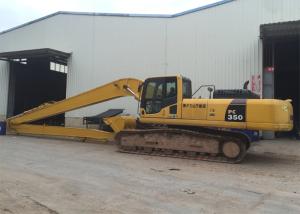China High Security Excavator Long Boom For Komatsu PC350 With 21 Meters And 4 Ton Counterweight factory