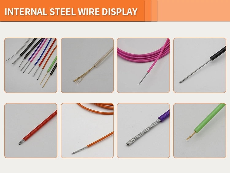 High Corrosion Resistance 7x7 1.5mm 2mm PVC Coated Stainless Steel Wire Rope for Lifting and Rigging 1570MPa 2160MPa