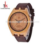 2017 New design Bamboo watch made out bamboo custom logo High quality Wood watch