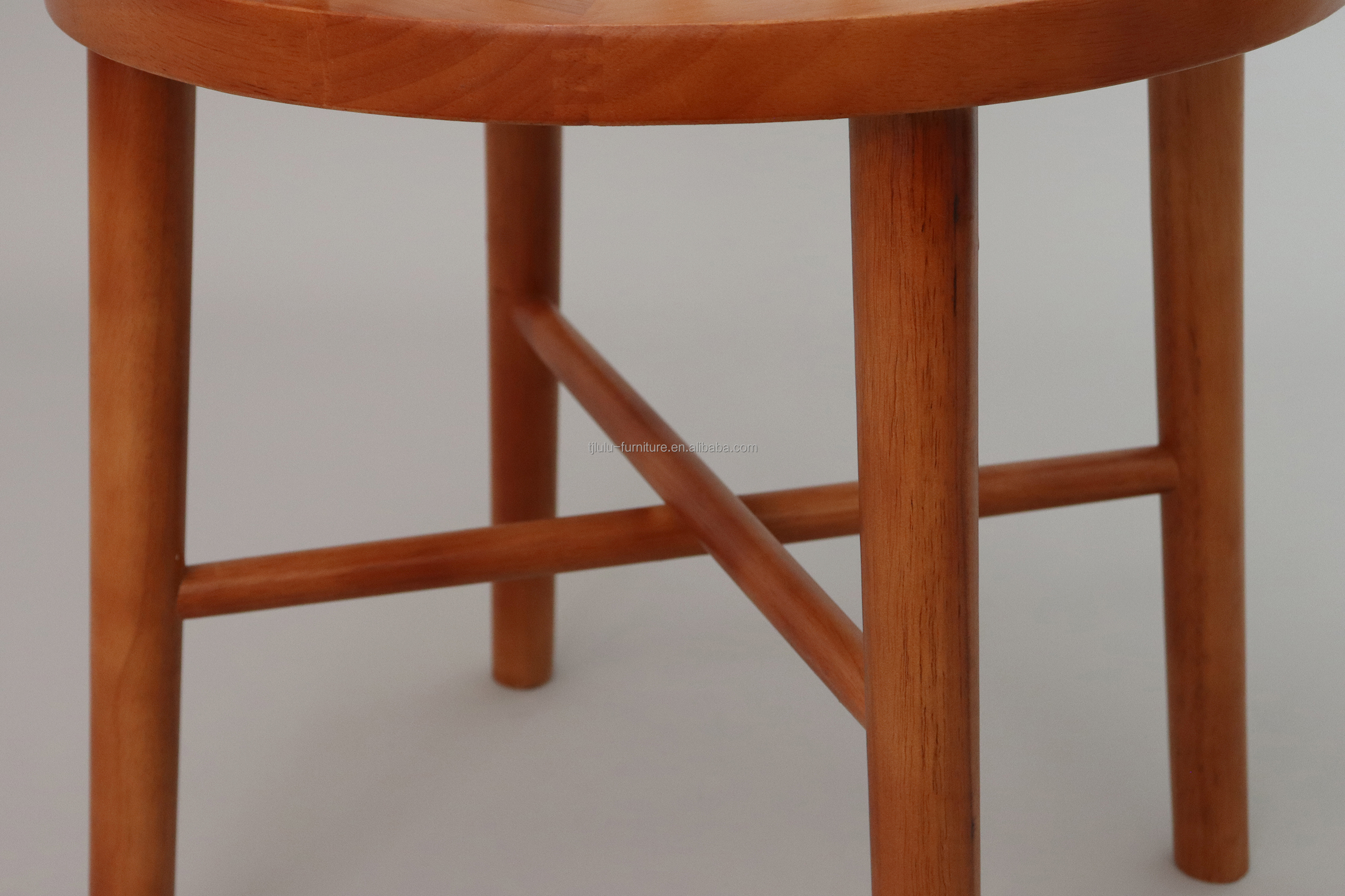 OEM Service Accepted Natural Solid Wood Dining Chair for Restaurant Modern Rattan