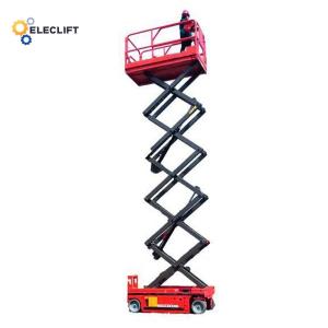 China Hydraulic Scissor Lift Self Propelled Lifting Platform 4x8 Feet Dimensions factory