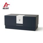 Surface Blue Art Paper Jewellery Presentation Boxes With Lid , Soft Touch