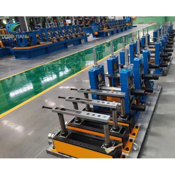 China 76mm Pipe Mill Machine with Servo Motor 100m/min Cutting Speed factory