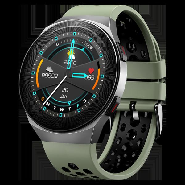 3D Round Shape Smartwatch ROHMS Digital Heart Rate Watch Blood Pressure