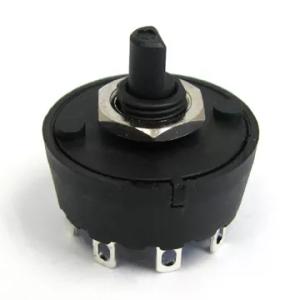 China Juicer 29mm Continuous Rotary Switch 6A 1 Pole 12 Way Rotary Switch Fan factory