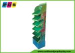 Corrugated Floor Standing Cardboard Point Of Sale Display Unit Fsdu With Tilting