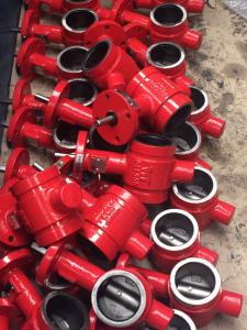 China Grooved butterfly valve Gas Valve with Grooved Body Style and 20000 Pc/month Capacity factory