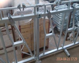 China Galvanized Steel Tube Cattle Headlock Feeder Panels Easy To Install And Operate factory