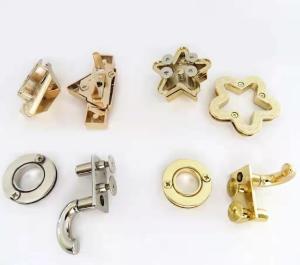 China Multifunctional Handbag Lock Hardware Bronze ODM Purse Turn Twist Turn Lock ODM factory