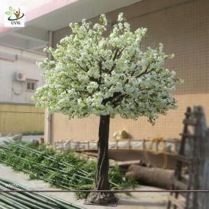 China UVG CHR018 Artificial White Cherry flower Big Tree for wedding home christmas decoration factory
