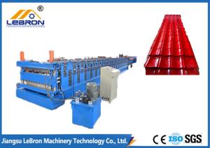 China High Speed Roof Panel Roll Forming Machine Double Layer 4kW Hydraulic Motor factory