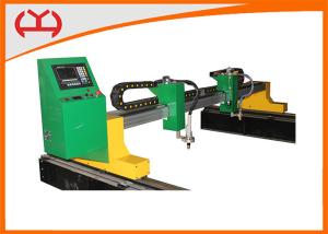 China Double Side Driving Plasma Tube Cutter , Plasma Profile Cutter Arc Voltage Height Control factory