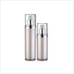 Double wall Luxury Airless Bottle Cosmetic Airless Pump Bottle Airless Lotion