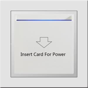 China 66mm Hotel Room Key Card Holder , 1.5W Energy Efficient Switches factory