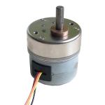 High Efficiency 12v Dc Metal Geared Stepper Motor 7.5 Step Angle PM ROHS