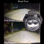 5500K LED Headlight Low 38W High 68W Light Weight Aluminum Lens for Auto CAD
