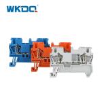 Tin Plated Nylon PA66 Spring Cage Terminal Blocks 12 AWG