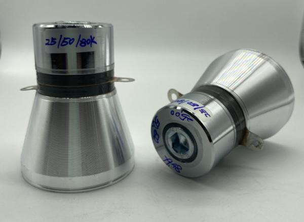 Heat Resistance 56mm Ultrasonic Cleaning Transducer Three Frequency 25k / 50k /