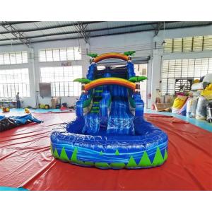 OEM Rainbow Inflatable Water Slide Jumping Bouncer Castle