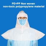 Disposable Surgeon's Hoods Head Cover / Disposable PE+PP Nonwoven Medical