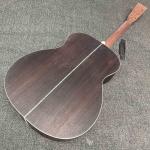 Custom 40 inch OM45 body DIY KIT Acoustic Guitar with Herringbone Binding no