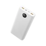 White Large Capacity Power Bank 22.5W PD Output With Safety Protection LED