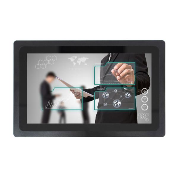 Flat Industrial PCAP Touch Monitor Waterproof FHD 1920X1080 Wall Mount LCD