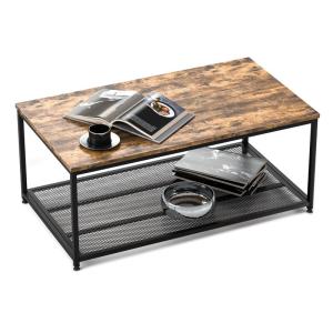 China Industrial Wood And Metal Coffee Table Nesting Accent Tables factory
