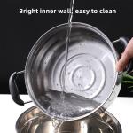 Hot Sale 10 Piece Stainless Steel Cookware Soup Pot Set Stock Pots Cooking Ware
