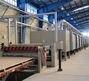 China Streamline Furniture Decoration with Horizontal Two-Step Impregnation Line factory