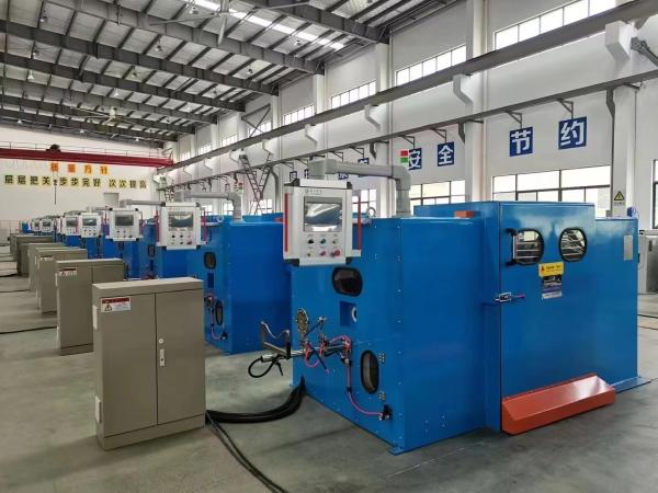 Electric Automatic Copper Wire Bunching Machine 100m/min Speed 100-300kg/h