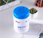 75 Percent Alcohol Wipes 60-100pcs/barrel ISO CE FDA Approved