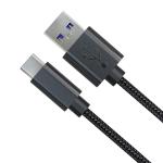 Nylon Braided 3A 5G 3.0 USB Type C Charging Cable 6FT Quick Charge