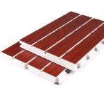 Fire-rated Sound Absorb Grooved Wood Acoustic Wall Panel For Meeting Room