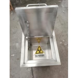 Stainless Steel Inner And Outer Mobile Lead Shielded Box For Radioactive Sources