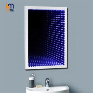 China Easy Installation LED Infinity Mirror Wall Mounted 3D Mirror With Lights factory