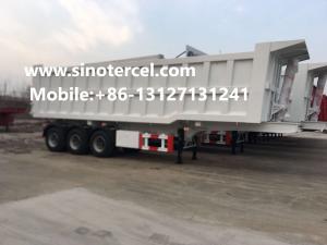 China 3 Axle Tipper Semi Trailer 40-60 Tons For Mining factory