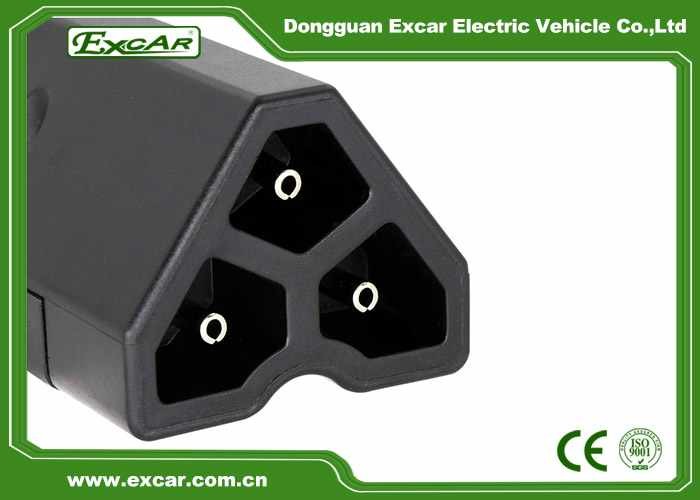 Golf Cart Charger Plug for 48V EZGO RXV 3-Pin Triangle Handle Connector 604321\611219