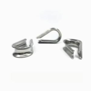 China 12PCS M10 Stainless Steel Thimble for Pull-Line Fitting and 3/8 Inches Diameter Wire Rope factory