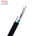 12 Core Armored Fiber Optic Cable , Armored Multi-mode Fiber Optic Cable