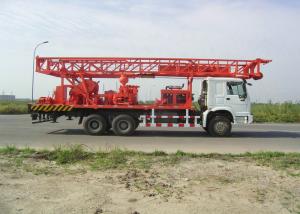 China 450M TRUCK DRILLING RIG TOP HEAD DRIVE DTH AND MUD HIGH TORQUE, SIMPLE AND EFFICIENT LOW USE COST factory