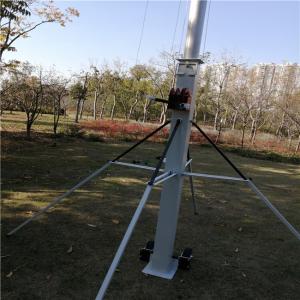 China Portable Winch Up 9M 15KG Telescoping Tv Antenna Mast factory