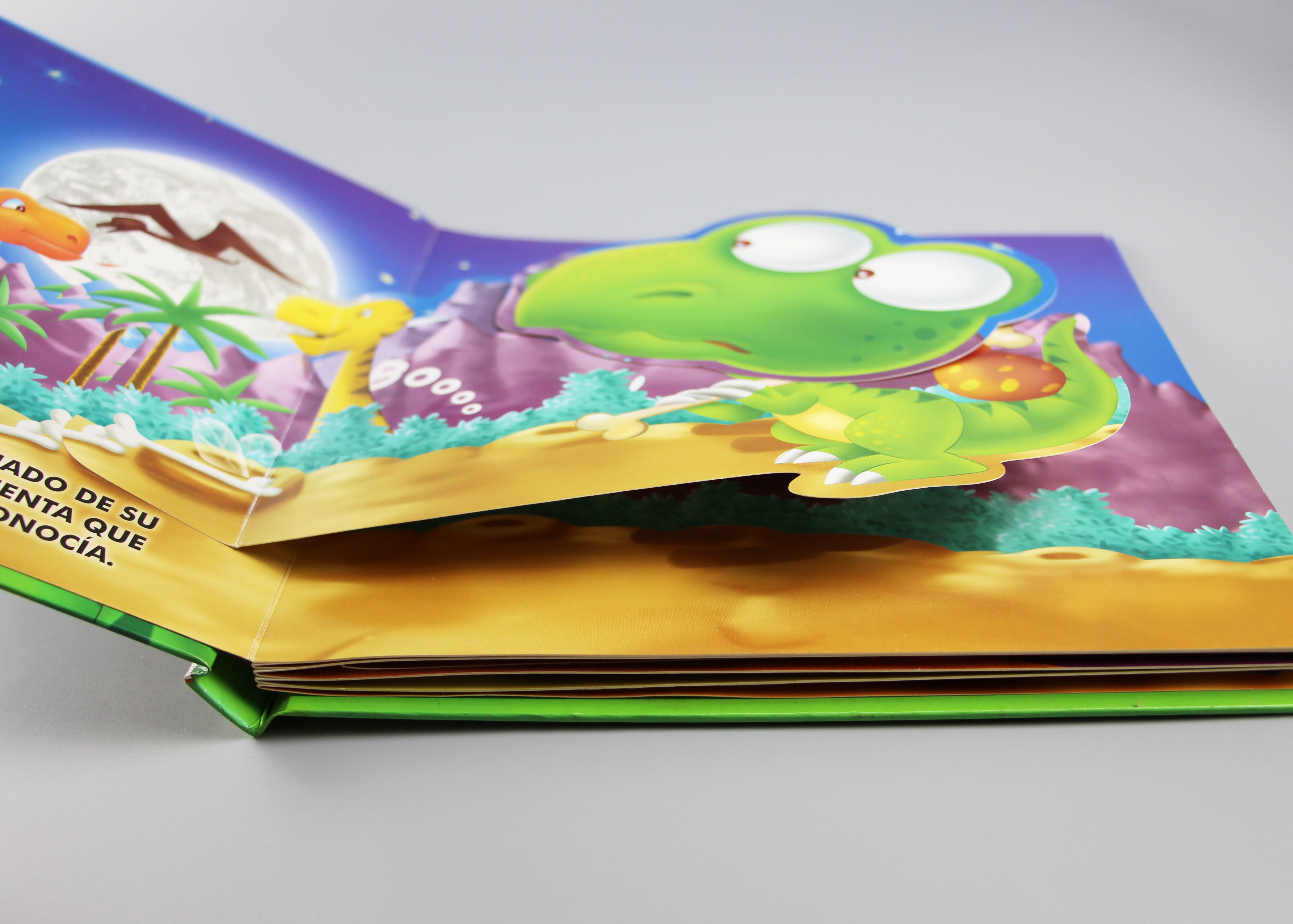 Spot Glitter Animal Pop Up Book Flexor Printing With Embossing Sew Binding