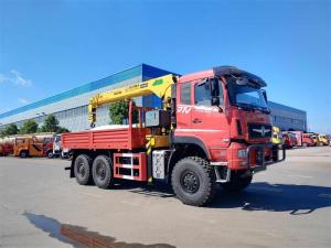 China 8 tons Dongfeng Crane Truck with Amplitude Expansion Rotation and Hoisting Mechanisms factory