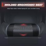 Adjustable Racing Computer Video Game Chair with Footrest and Massage Lumbar