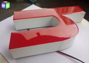 China CE Face Lit Led Channel Letters For Shop Front Name Sign , 12V Output factory