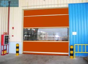 China 1.2mm 2.2KW Security Roller Shutter Doors With Strong Wind Bar factory