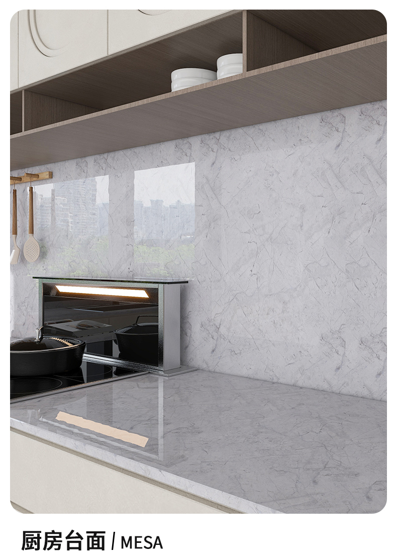 ECO Friendly Marble PVC Wallpaper Geometric 10 Meter Marble Wall Sticker
